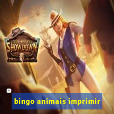 bingo animais imprimir