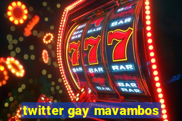 twitter gay mavambos