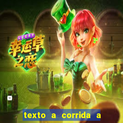 texto a corrida a lagarta lili