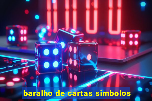 baralho de cartas simbolos