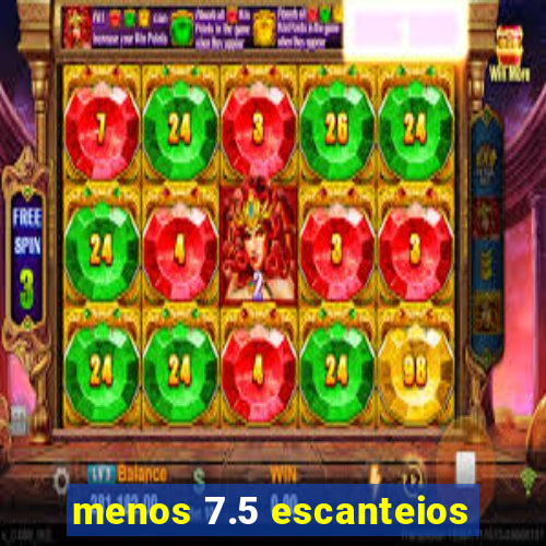 menos 7.5 escanteios