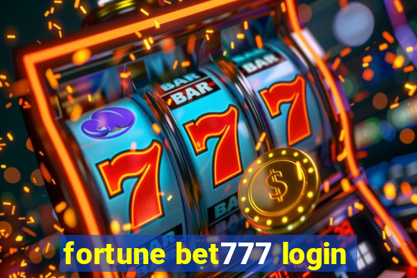 fortune bet777 login