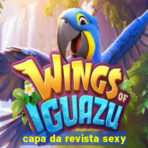 capa da revista sexy