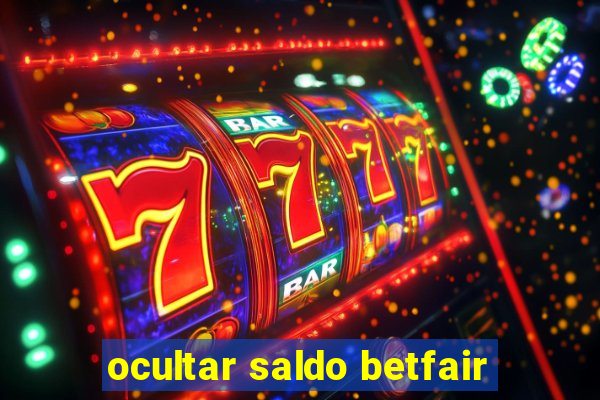 ocultar saldo betfair