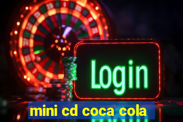 mini cd coca cola