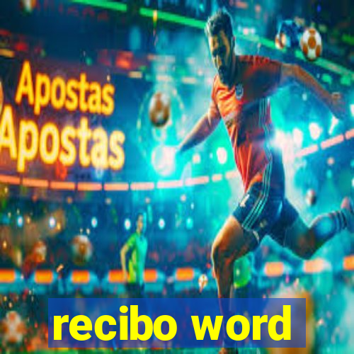 recibo word