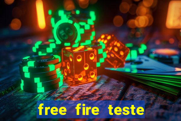 free fire teste grátis jogar agora