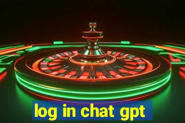 log in chat gpt