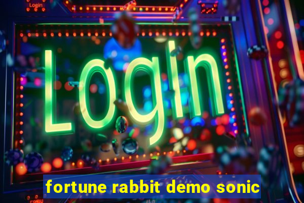 fortune rabbit demo sonic