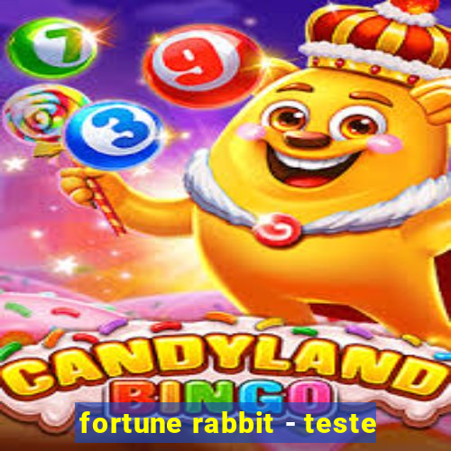 fortune rabbit - teste